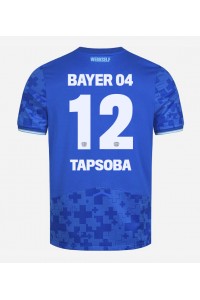 Bayer Leverkusen Edmond Tapsoba #12 Jalkapallovaatteet Kolmaspaita 2025-26 Lyhythihainen